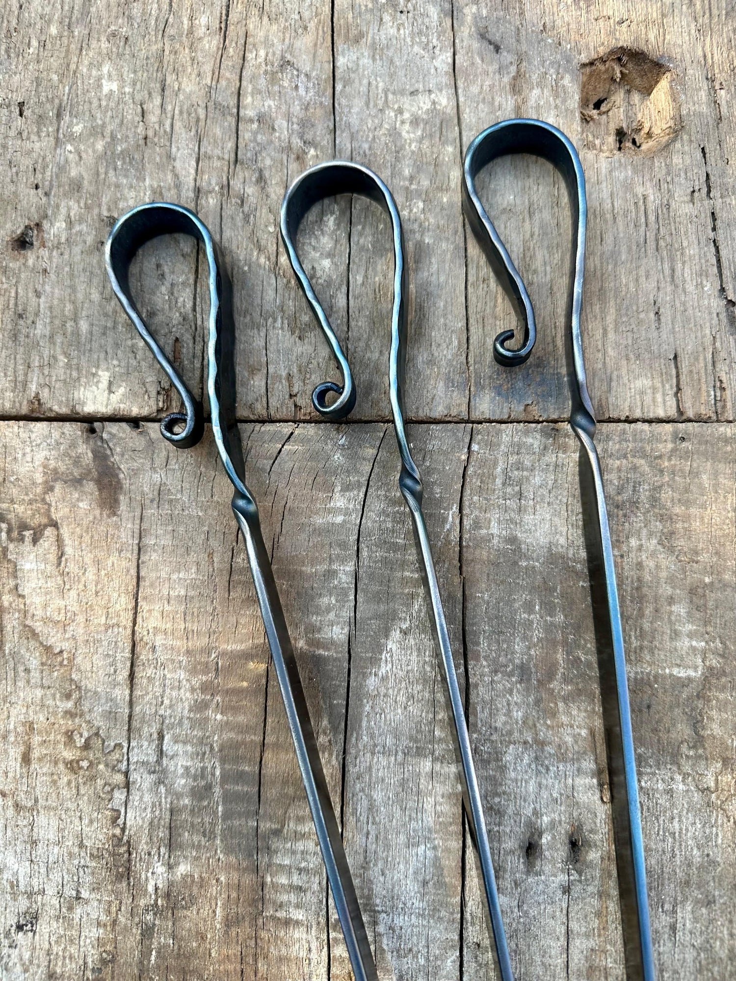 Flat Bar BBQ Meat Skewers Set of 3