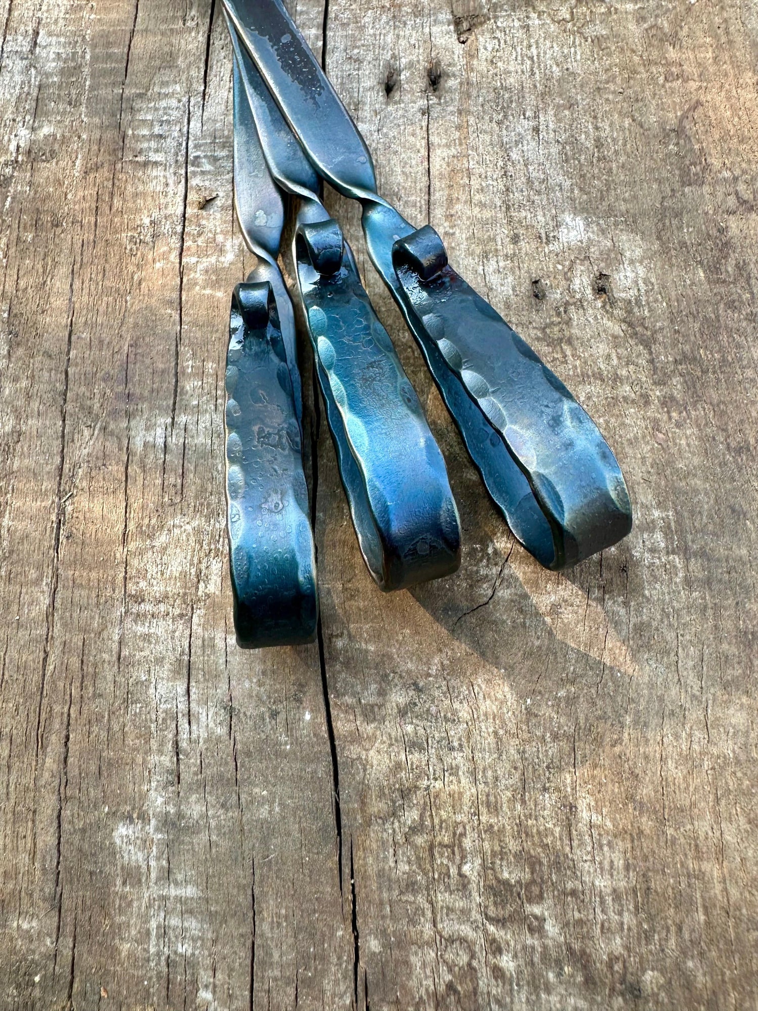 Flat Bar BBQ Meat Skewers Set of 3