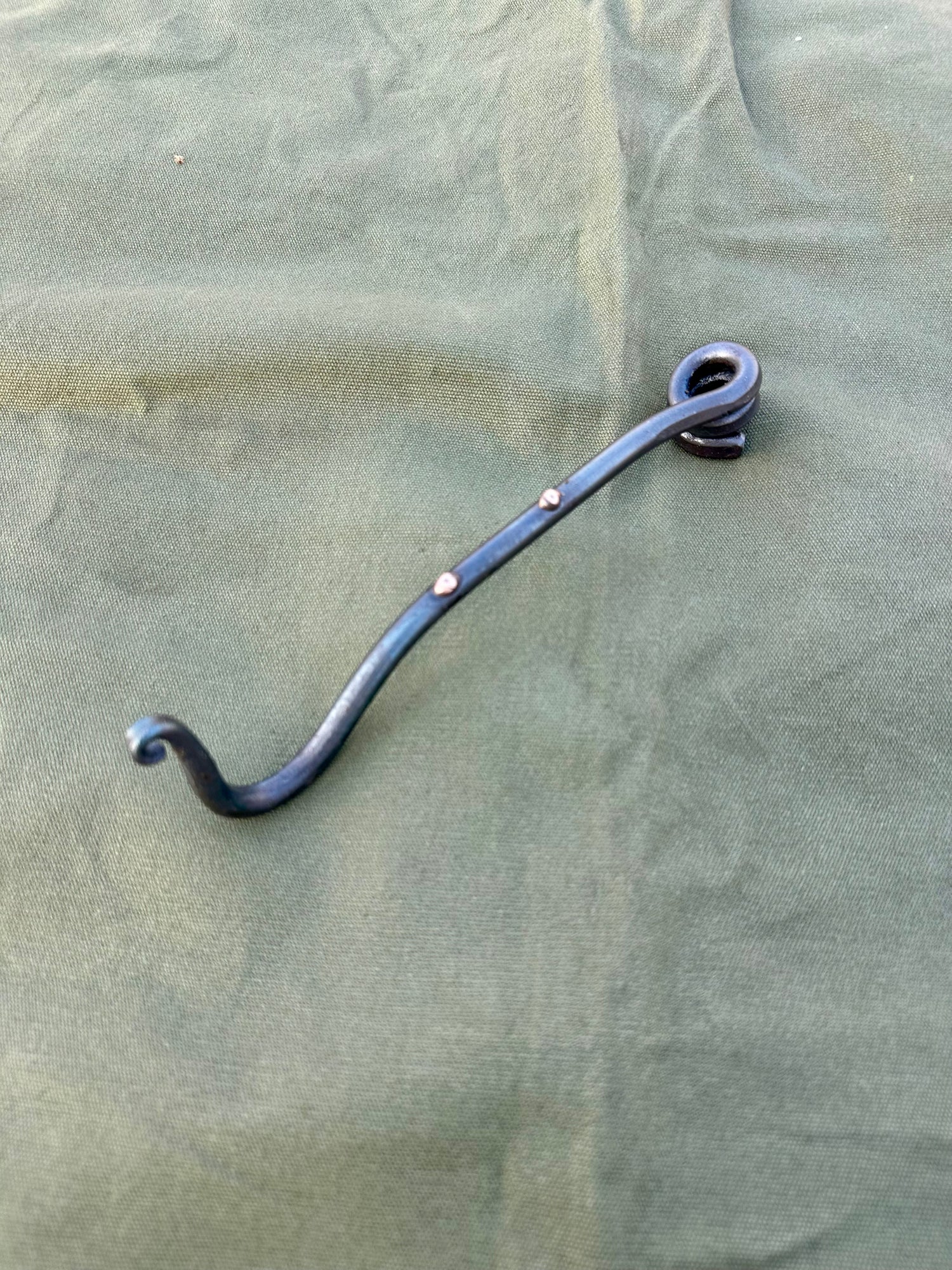 hook arm for bbq fire pit