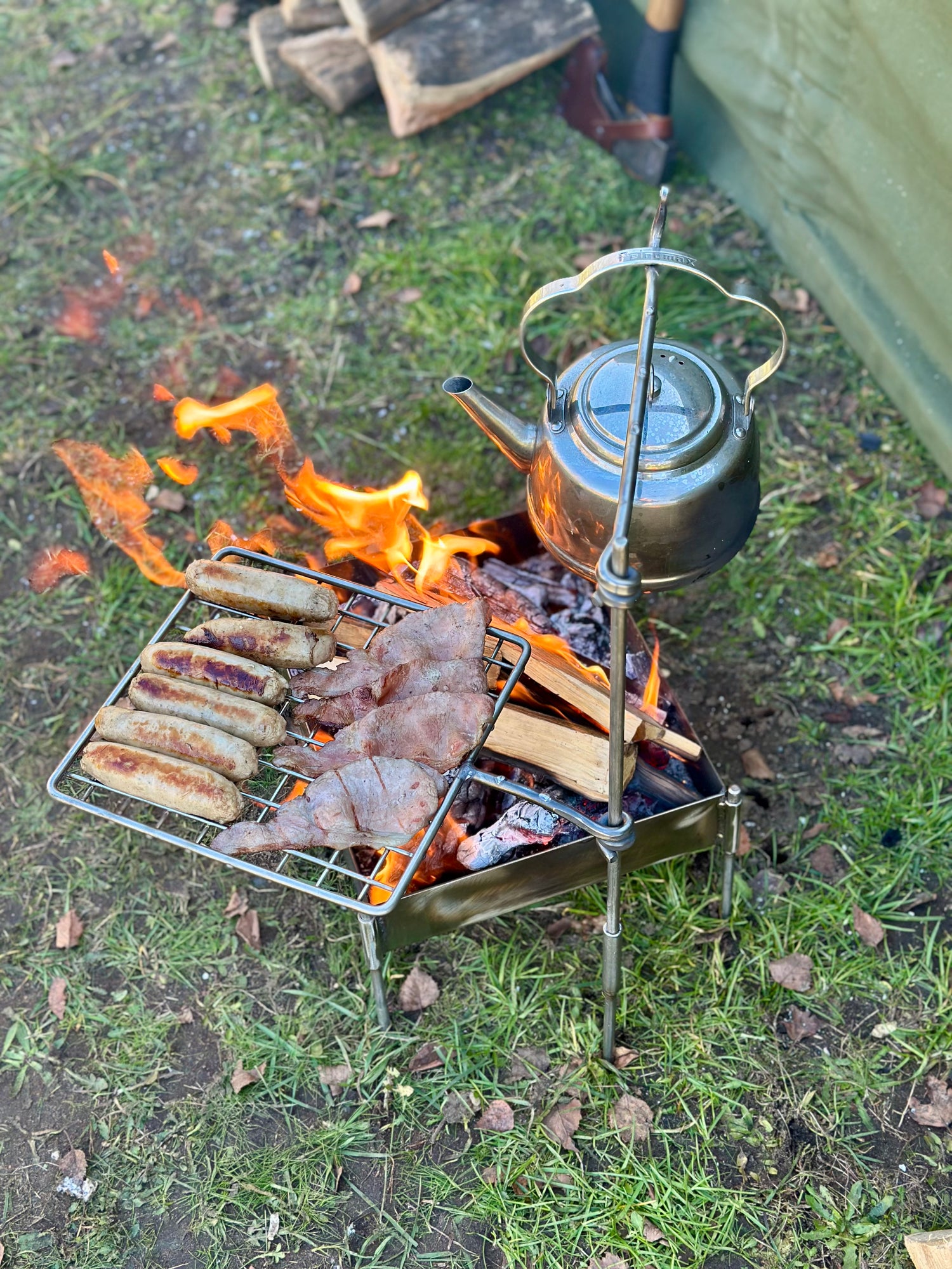 The Original TJM Metalworks Grill Mini Fire Anchor Stainless-Steel