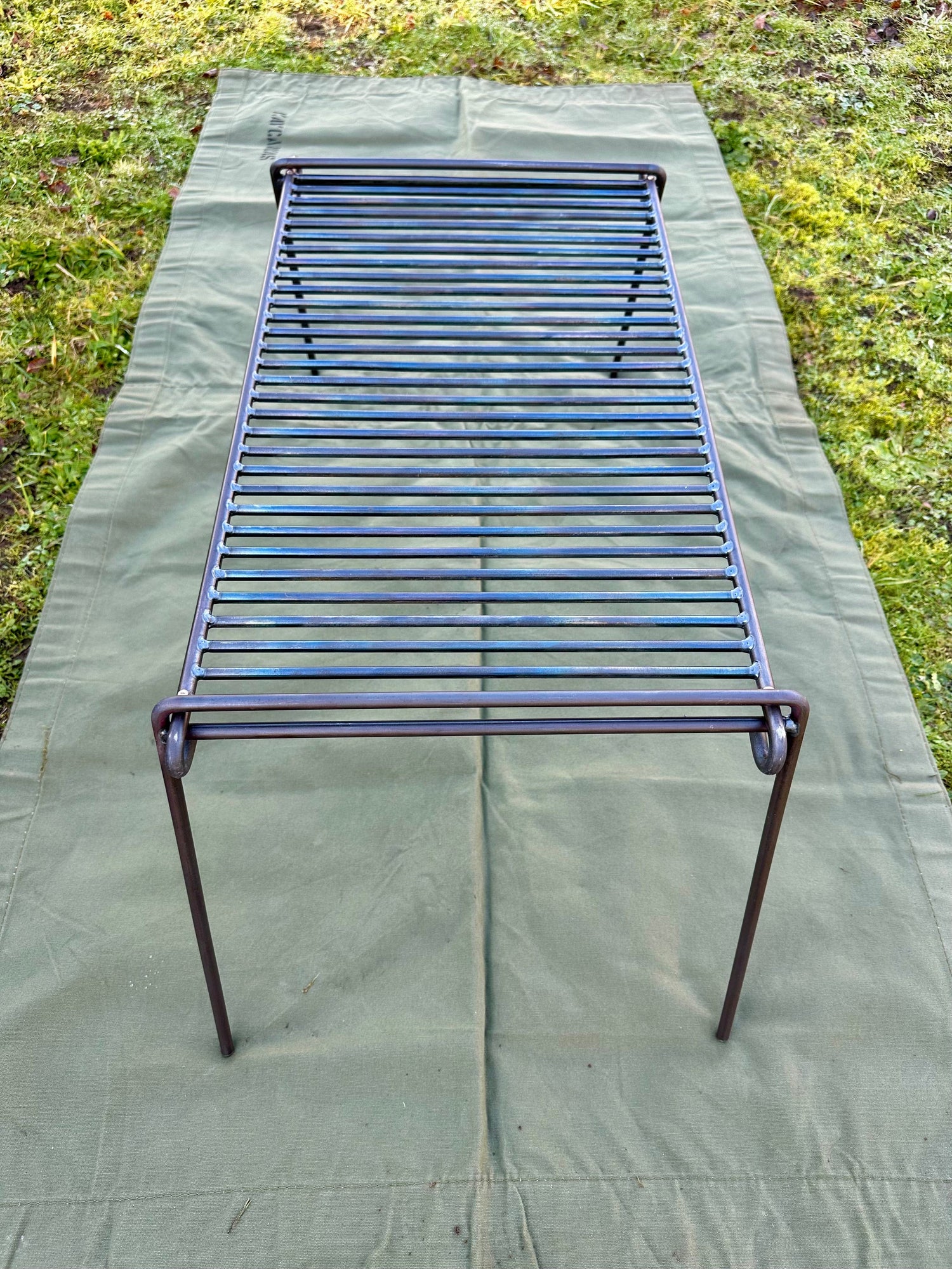 Base Camp BBQ Grill Heavy Gauge Steel Ideal for Large Groups