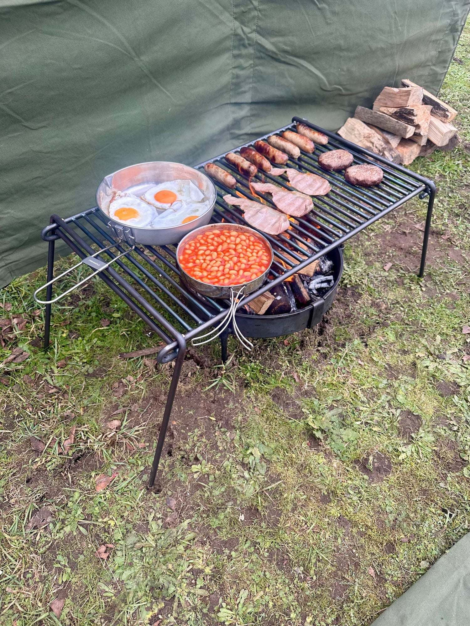 Base Camp Grill - BBQ Grill - Bushcraft - Camping