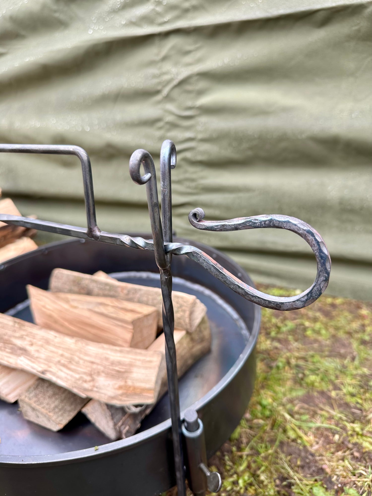 Portable Spit Roast Rotisserie - Open Fire Cooking - BBQ