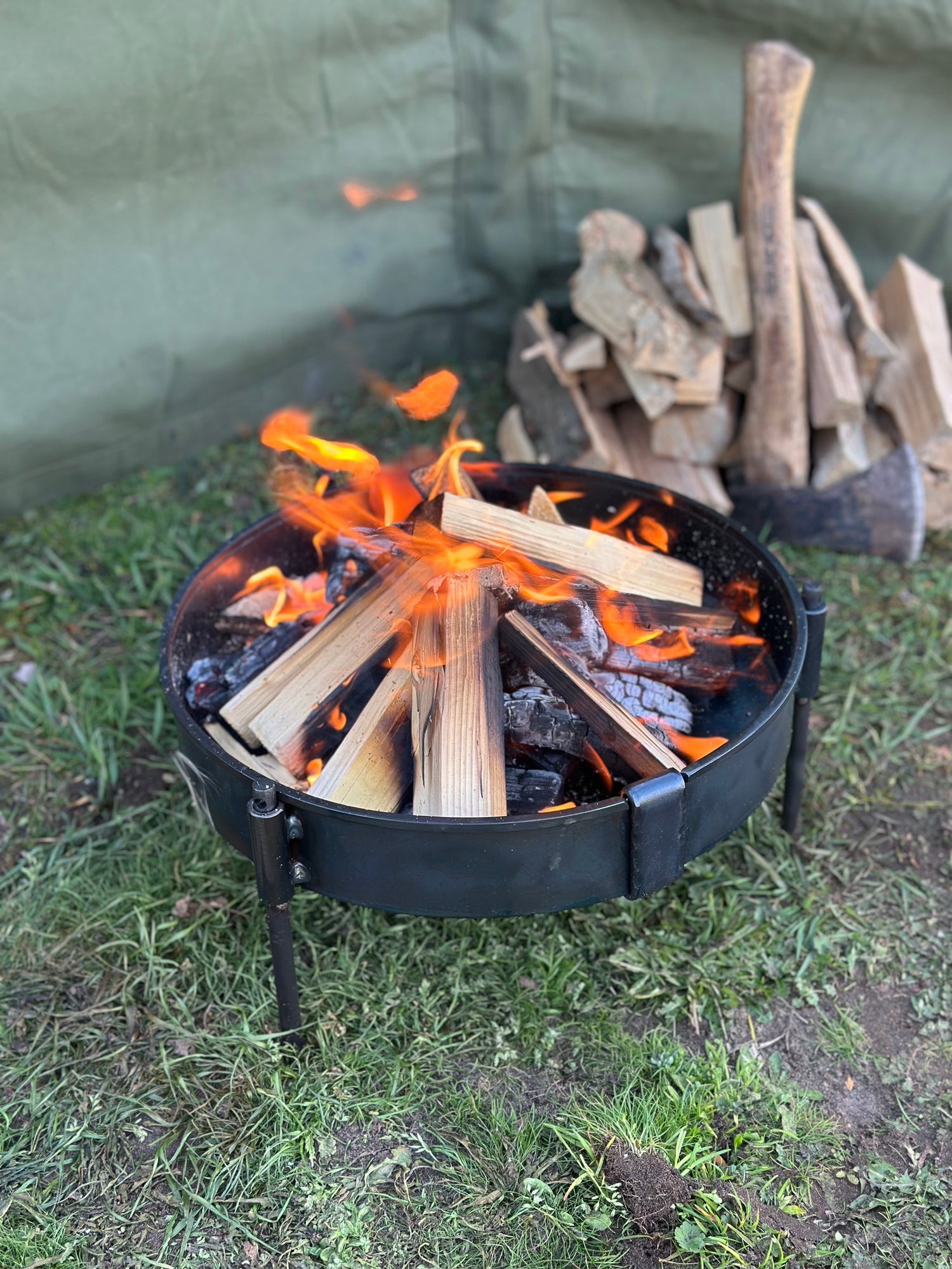 35 Fire Pit BBQ - Portable BBQ - Fire Pit