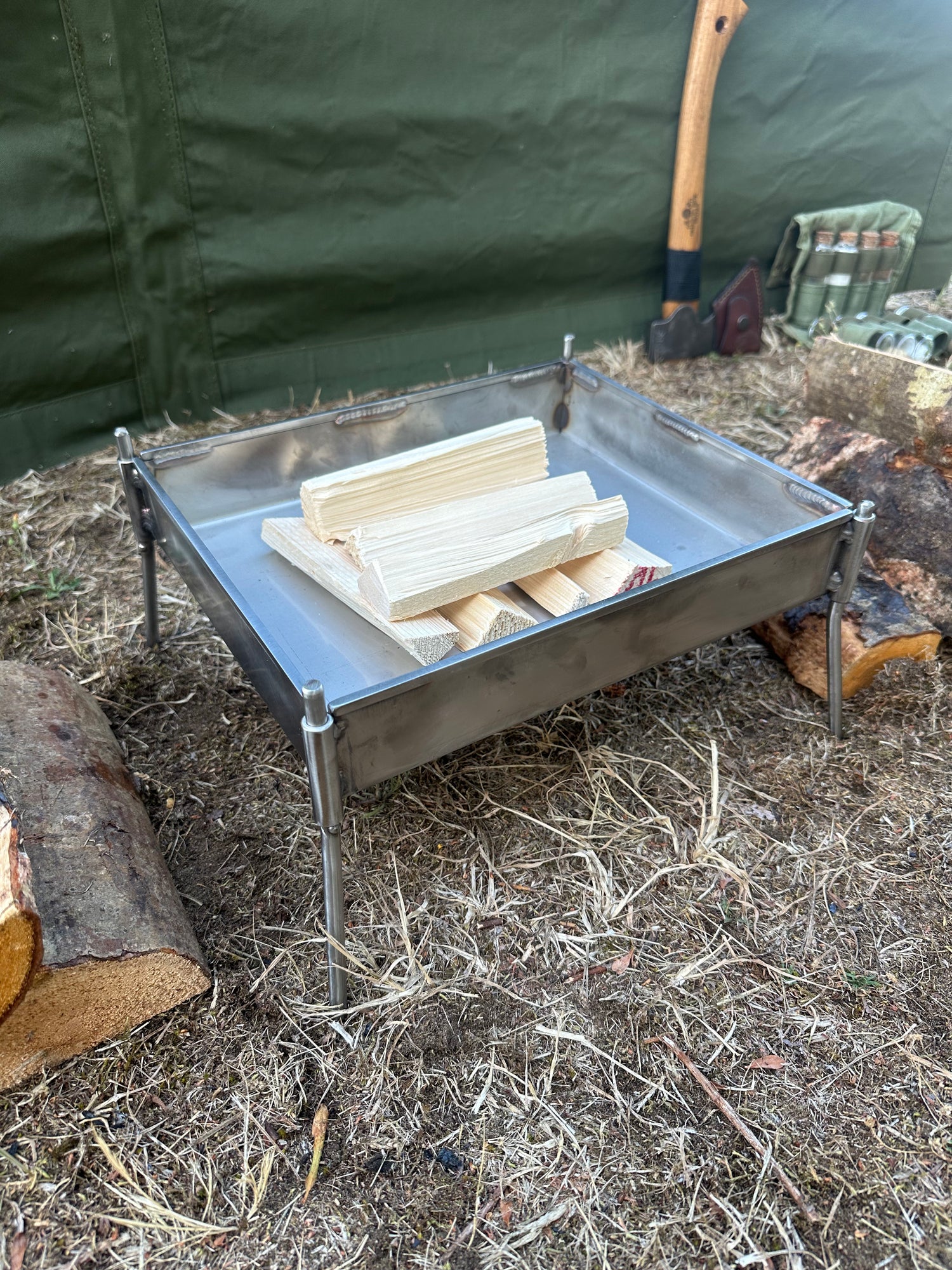 304 stainless steel Mini Fire Pit. Portable Fire Pit