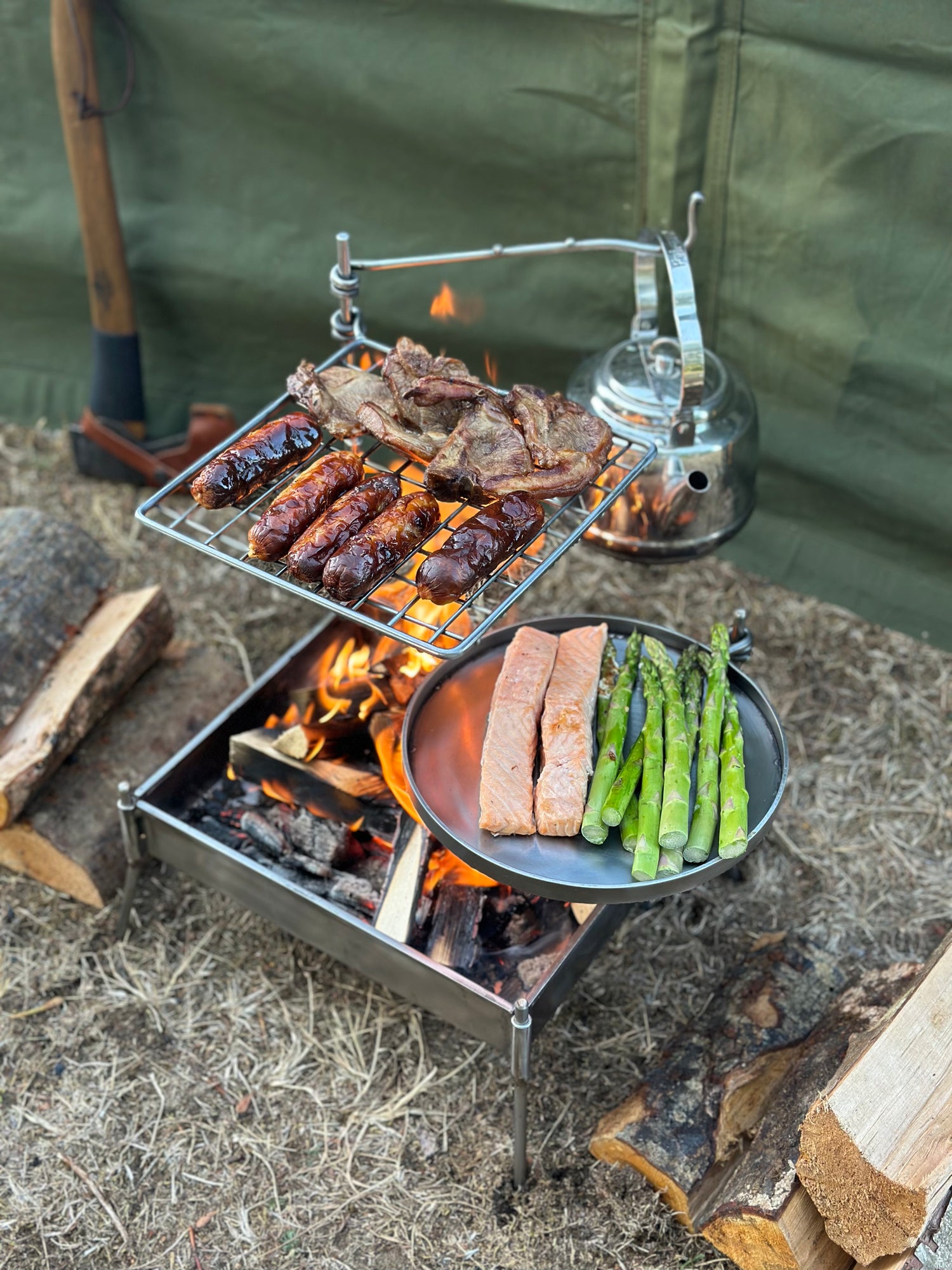 Traveler Stove lightweight Portable Fire Pit BBQ