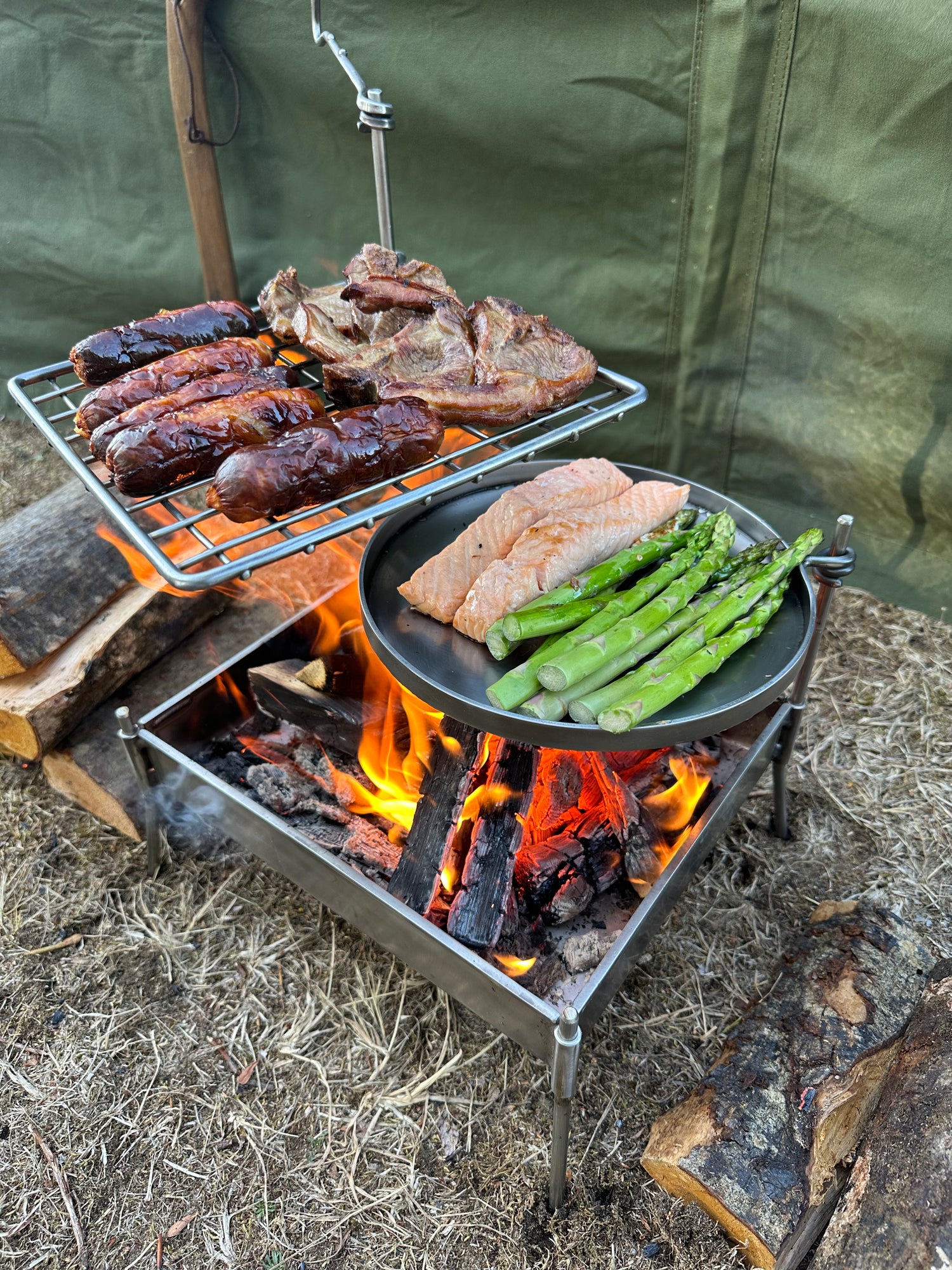 Traveler Stove lightweight Portable Fire Pit BBQ