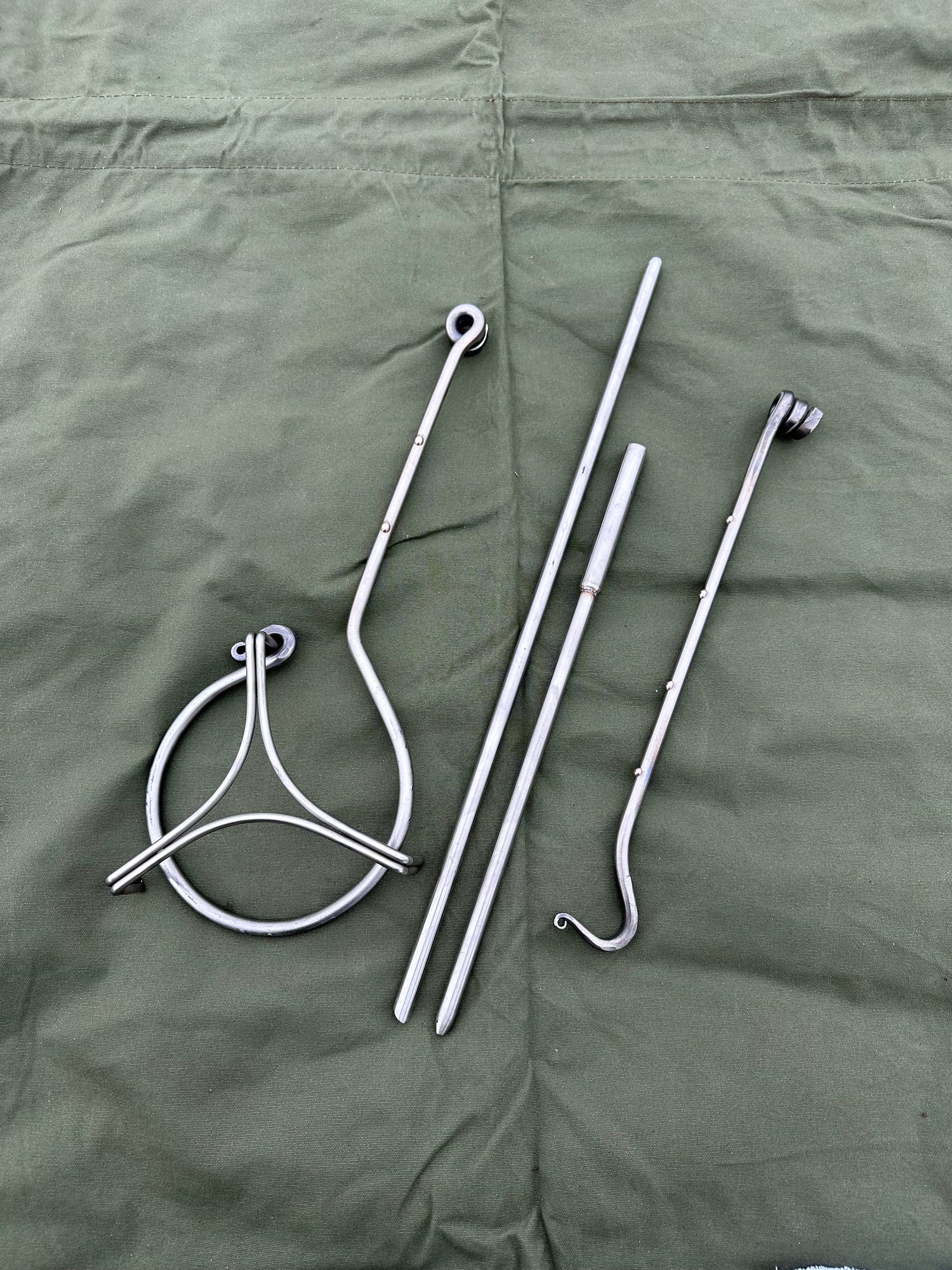 Stainless Steel Fire anchor - Cooking Swing Arm