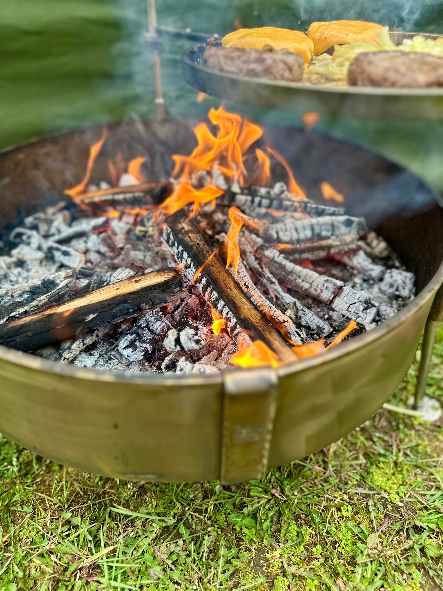 Stainless Steel 50 Fire Pit Cook Set - Portable BBQ - Fire Pit