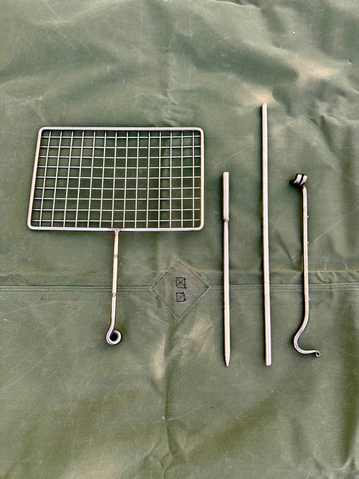 Stainless Steel Fire Anchor - Cook Swing 2 Arm