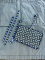 Fire anchor  Cooking Swing Arm. Bushcraft and Camping Cooking Set for Hanging Billy Cans, Kettles with a Grill Arm