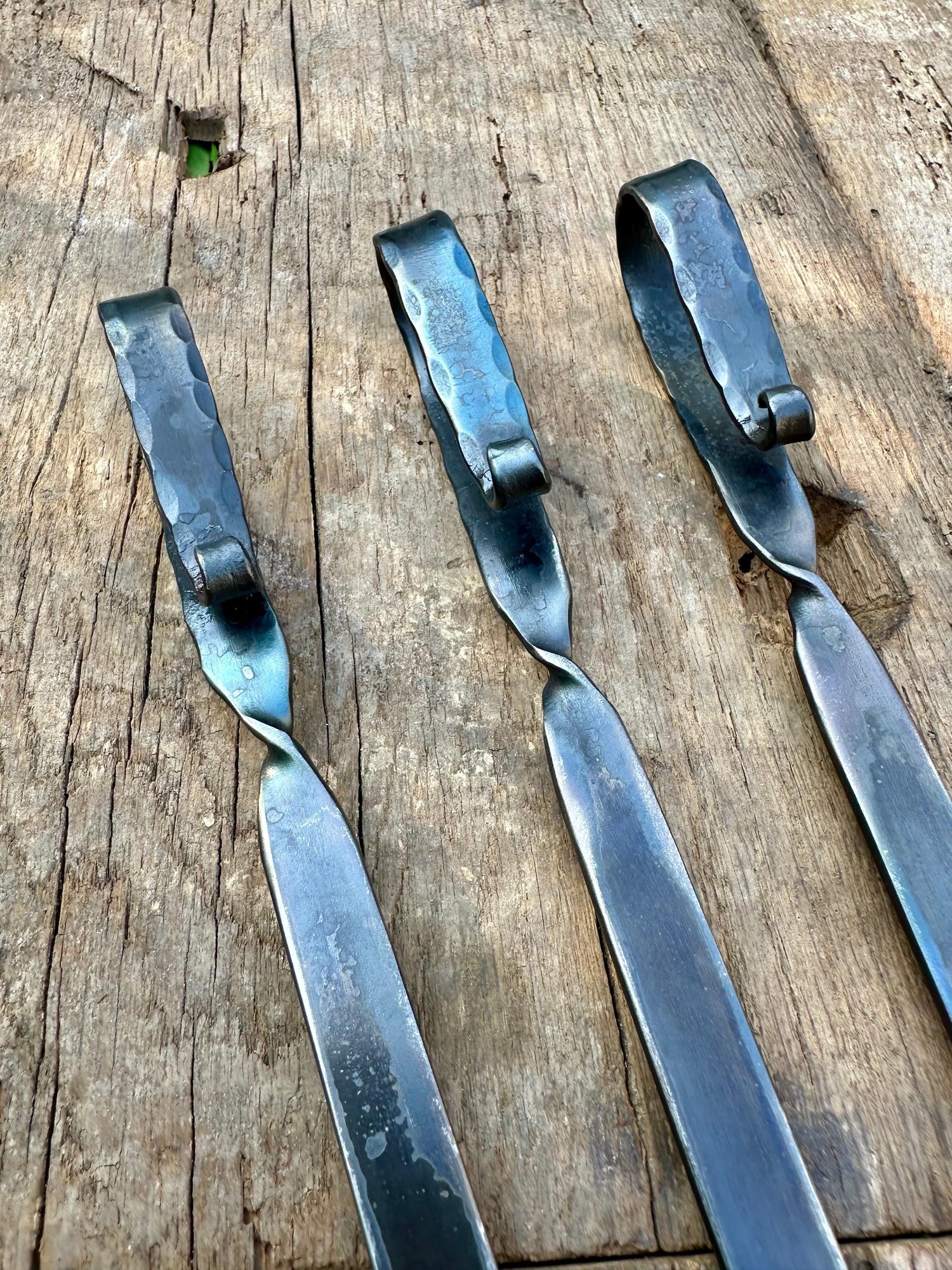 Flat Bar BBQ Meat Skewers Set of 3