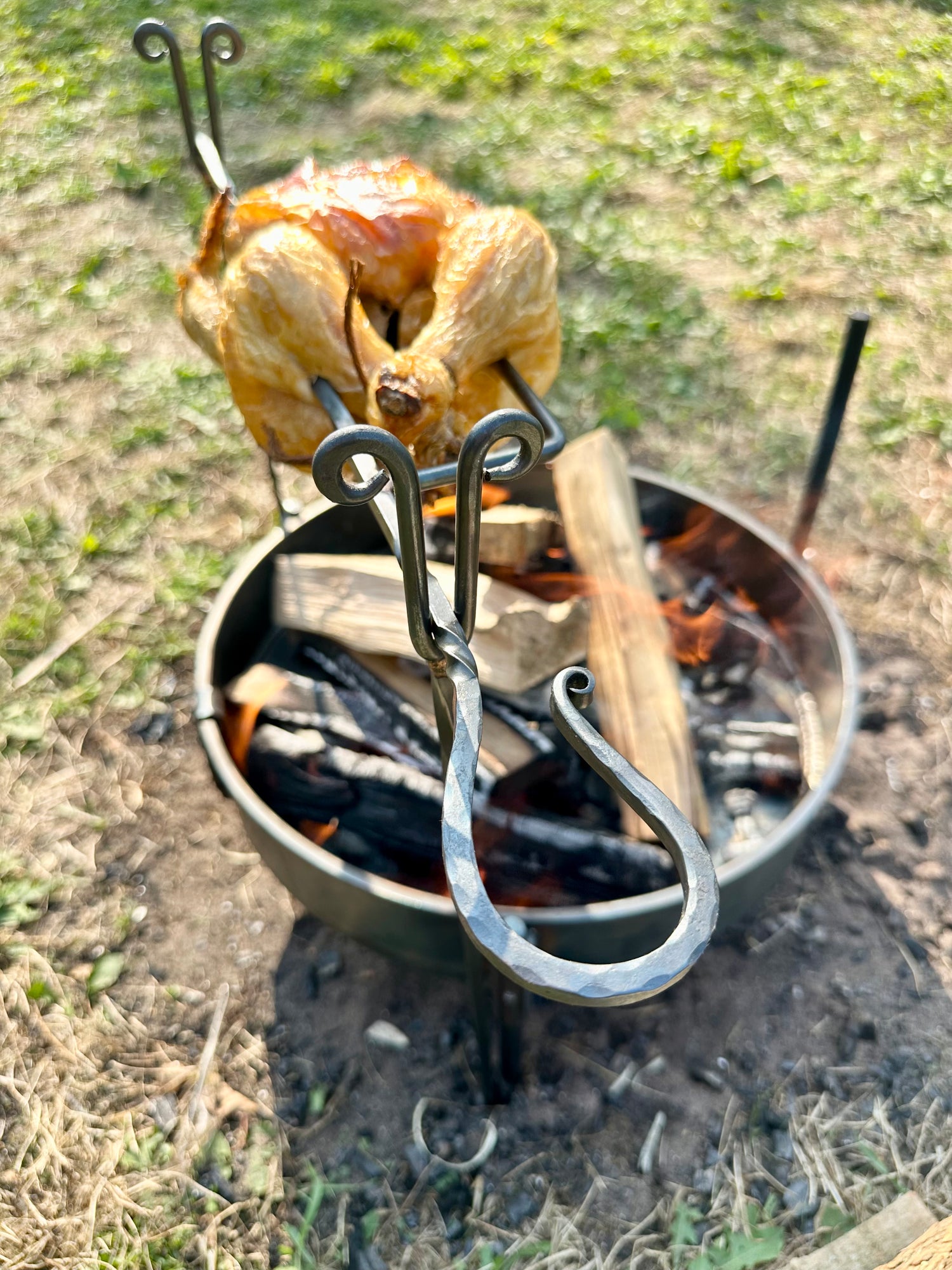 Portable Spit Roast Rotisserie - Open Fire Cooking - BBQ 