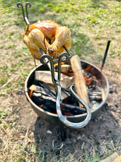 Portable Spit Roast Rotisserie - Open Fire Cooking - BBQ 