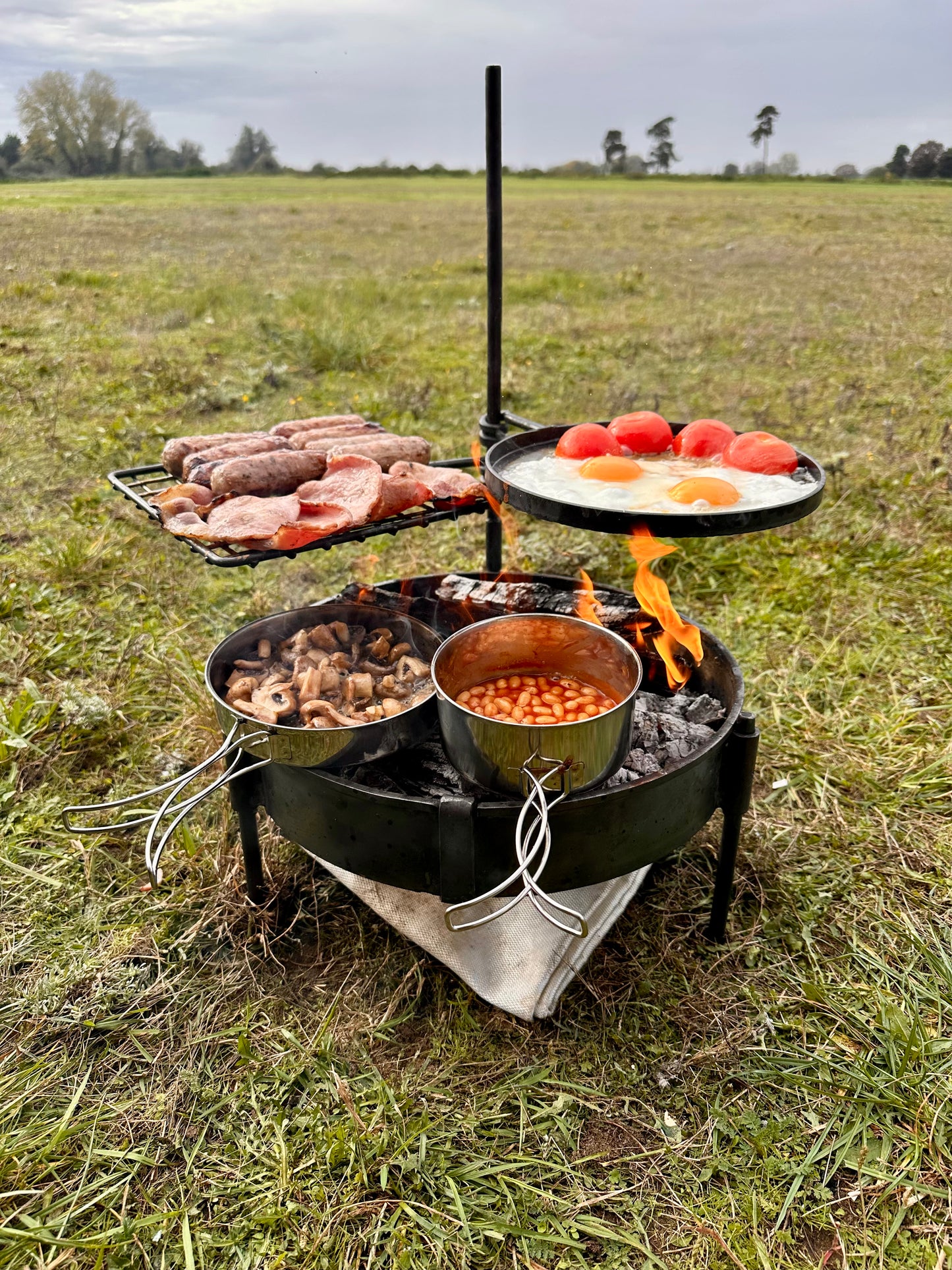 Fire Pit with Cook Set 35cm