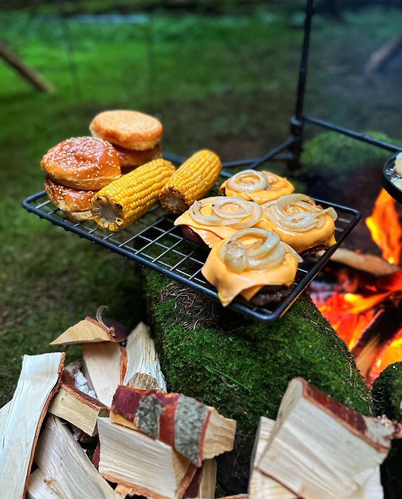 Large GRILL and SKILLET arm fire anchor