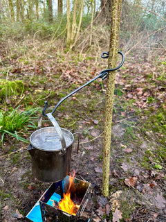 Pocket Fire Anchor  Lightweight Backpack Fire Anchor  for Hanging Billy Cans