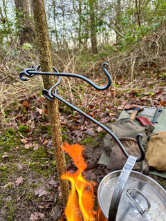 Pocket Fire Anchor  Lightweight Backpack Fire Anchor  for Hanging Billy Cans