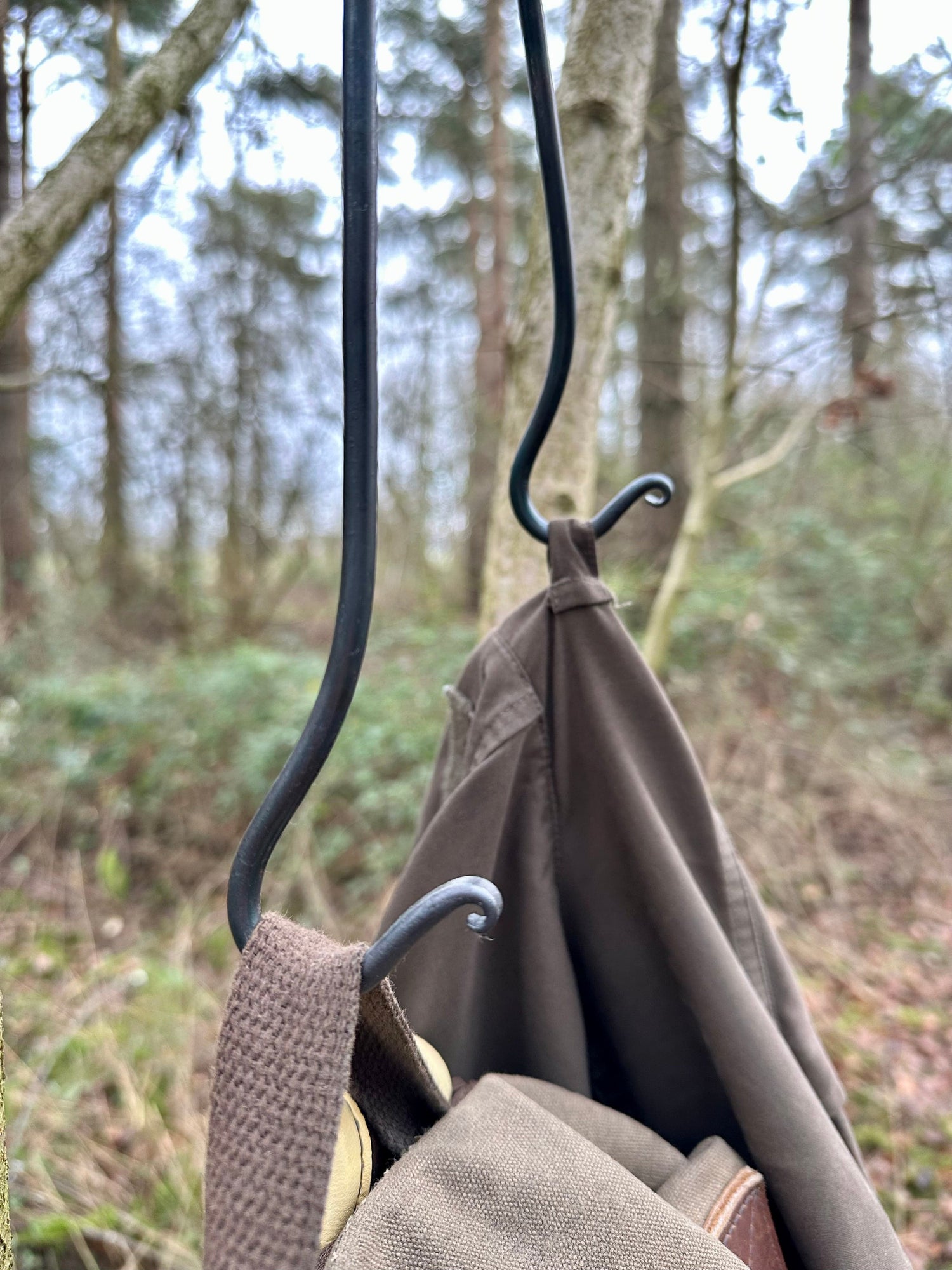 Pocket Fire Anchor  Lightweight Backpack Fire Anchor  for Hanging Billy Cans