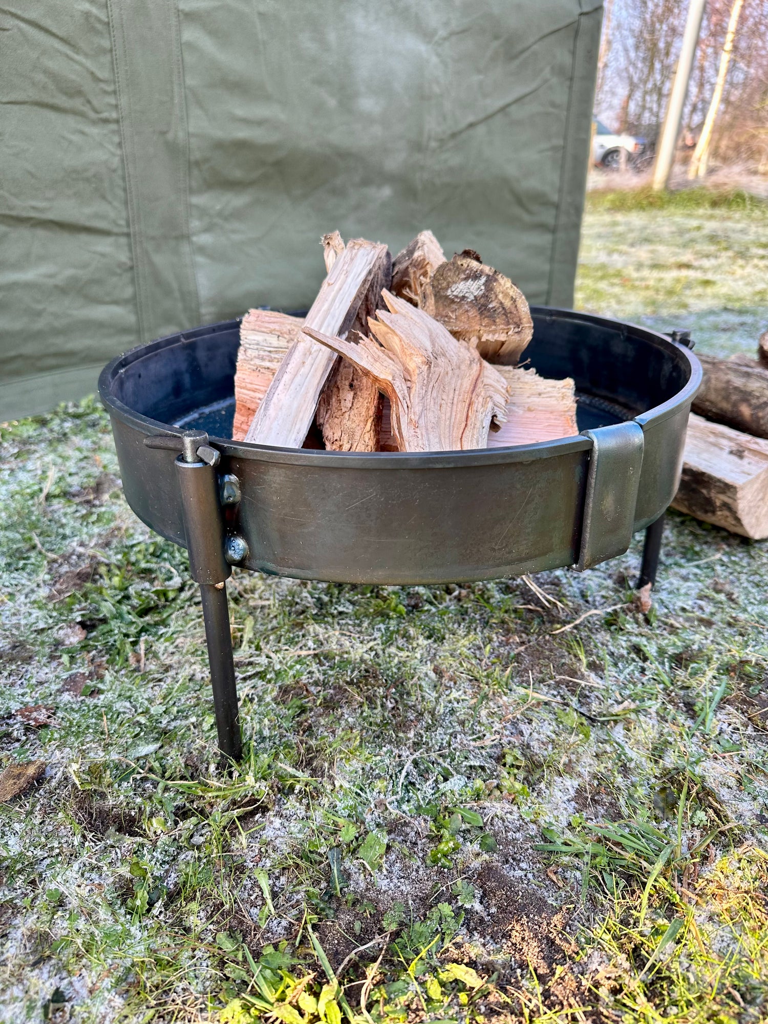 Fire Pit 35cm Portable and Compact Bushcraft - Camping - Overland 