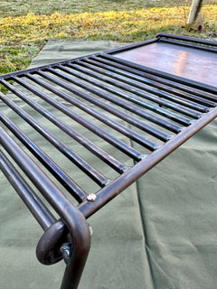 Overland BBQ Grill Heavy Gauge Steel with Skillet Plate