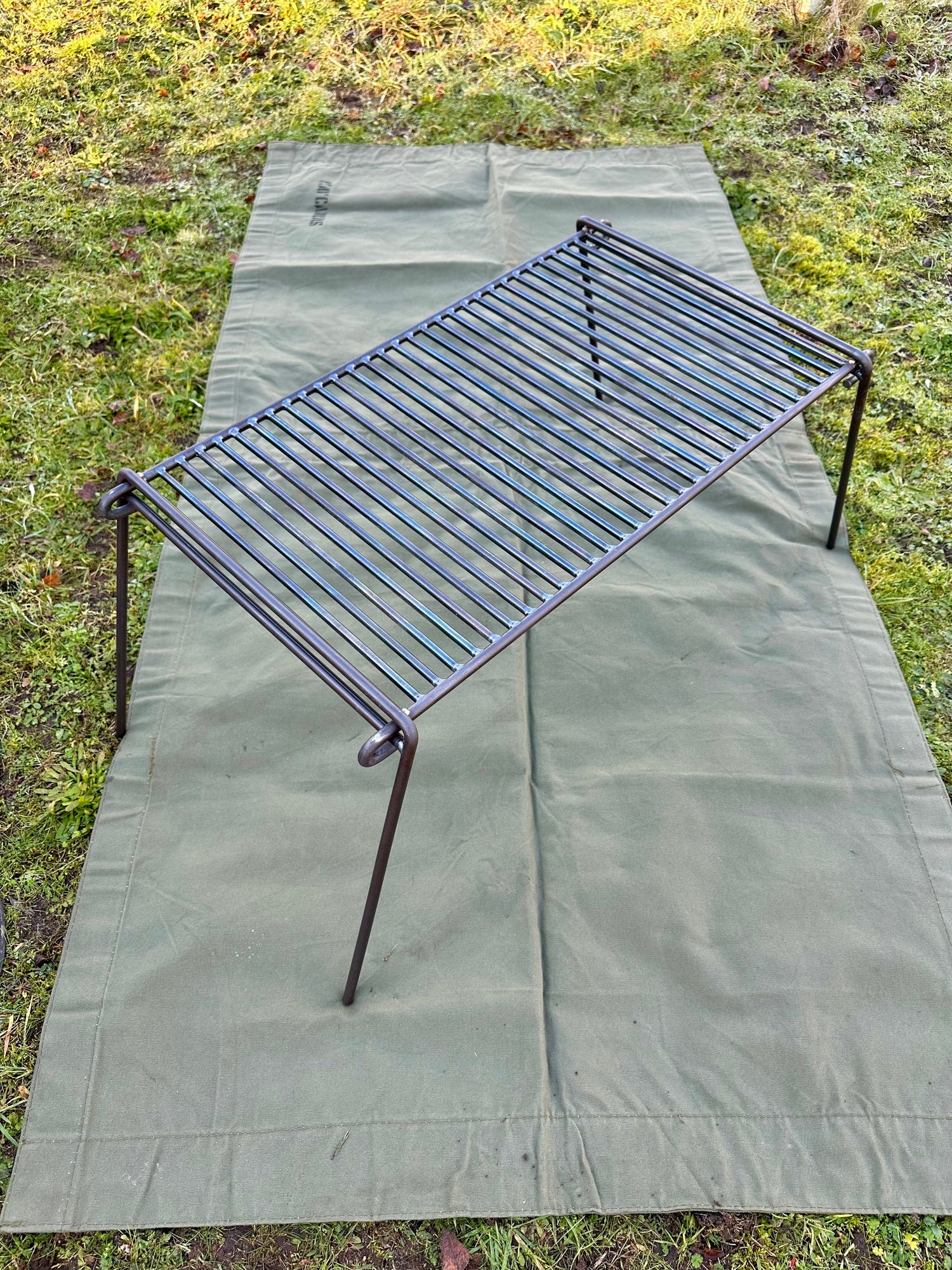 Base Camp BBQ Grill  Heavy Gauge Steel Ideal for Large Groups 