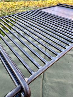 Base Camp BBQ Grill - Skillet Hot Plate Fully Welded - For Large Groups 