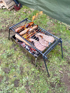 Folding Camping Grill Portable easy to store Ideal for Backpacking