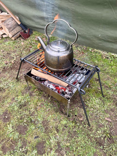 Folding Camping Grill Portable easy to store Ideal for Backpacking