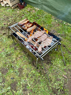 Backpack Grill 304 Stainless Steel - Lightweight Camping Grill 