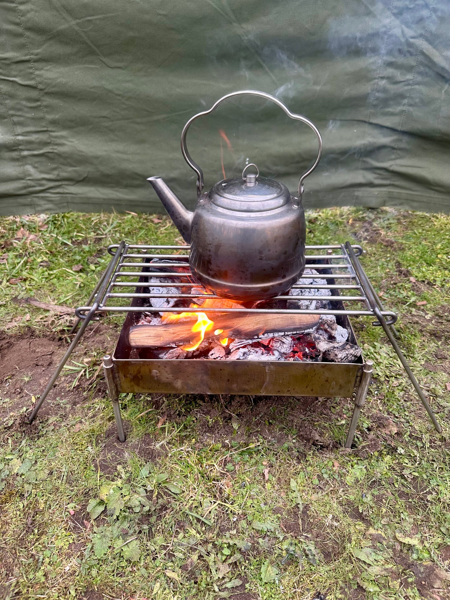 Backpack Grill 304 Stainless Steel - Lightweight Camping Grill 