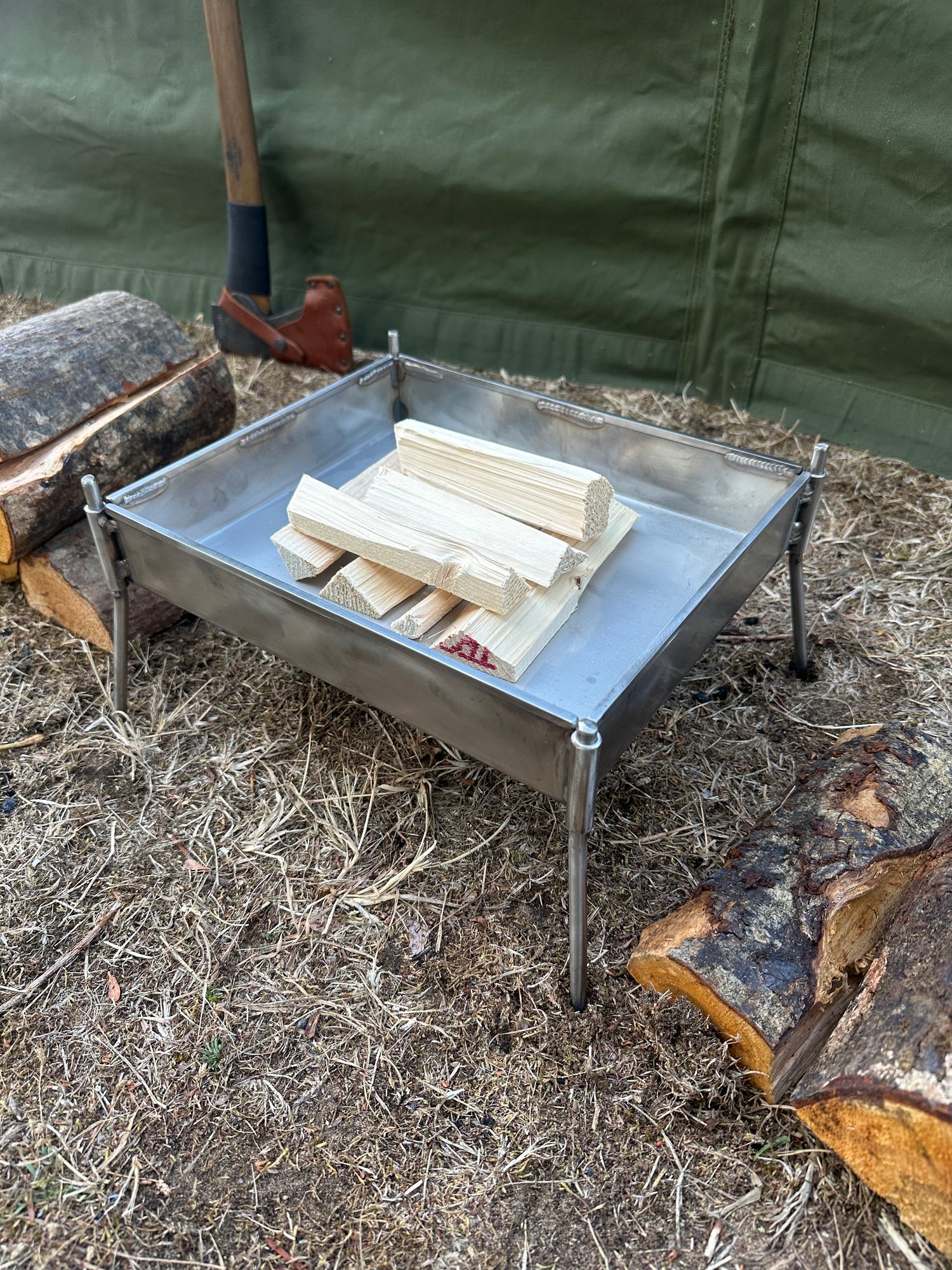 304 stainless steel Mini Fire Pit. Portable Fire Pit