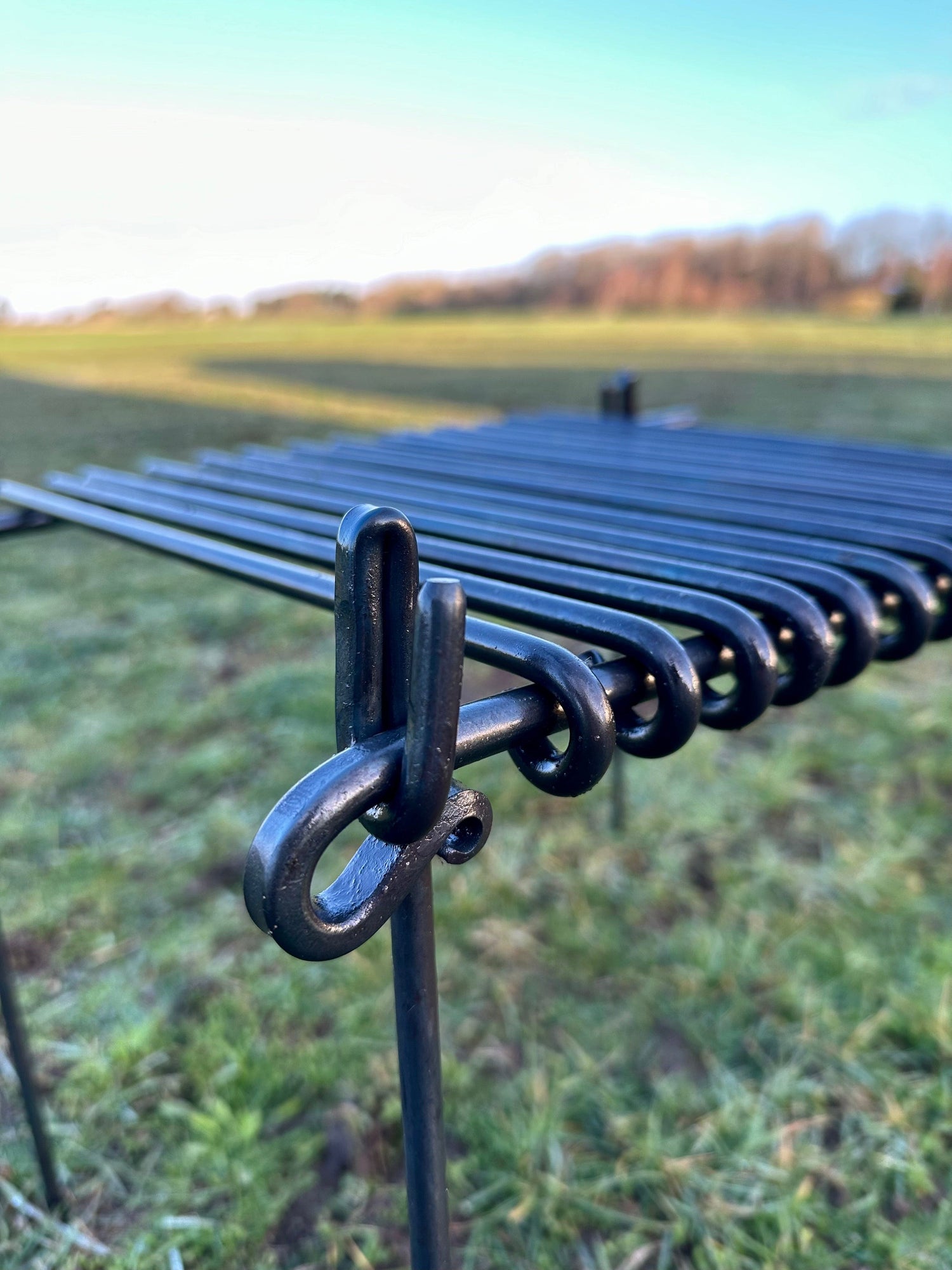 Traditional Old Style Cooking Grill  from The Blacksmith Workshop Bushcraft Cooking Equipment
