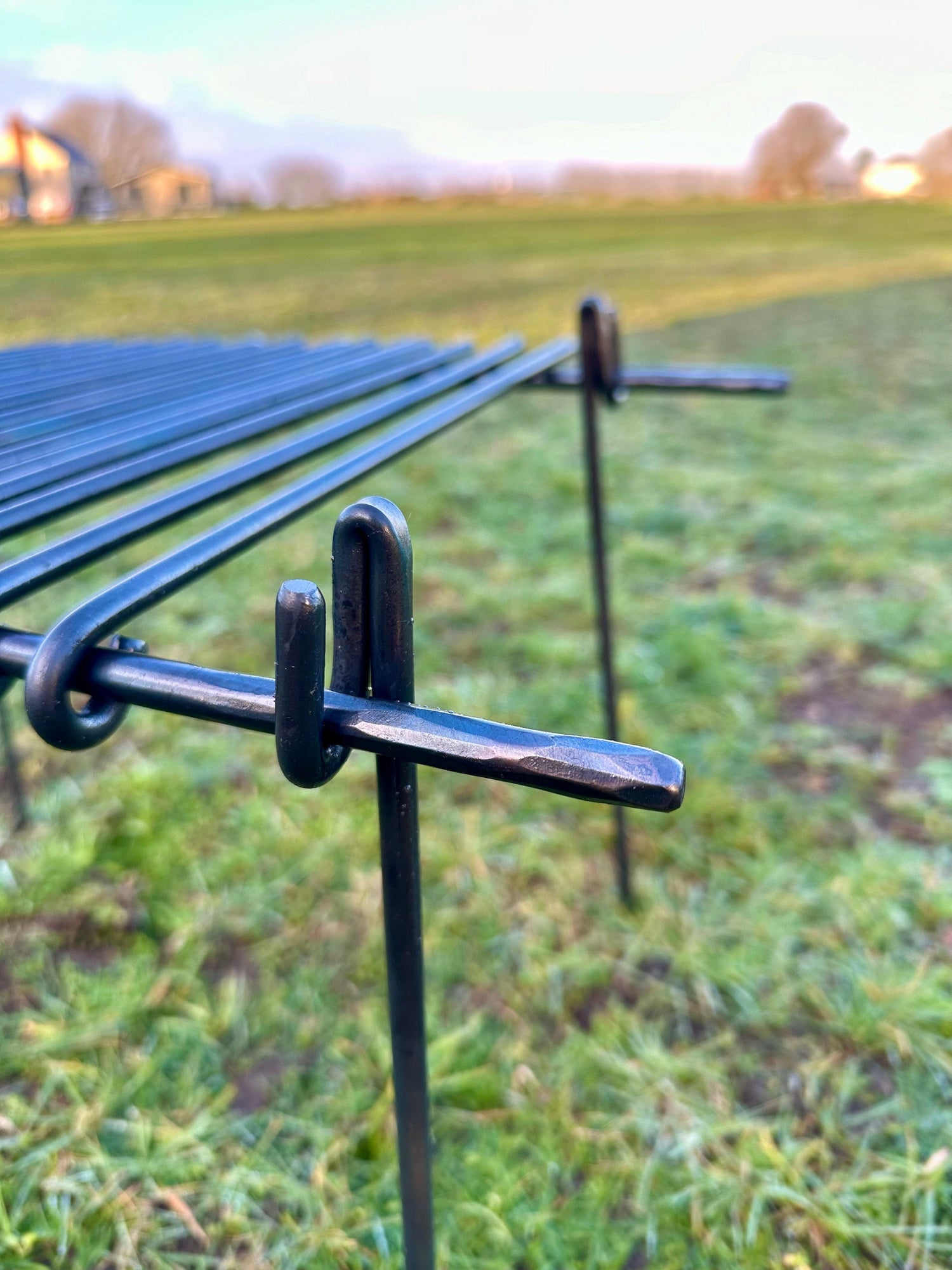 Traditional Old Style Cooking Grill  from The Blacksmith Workshop Bushcraft Cooking Equipment