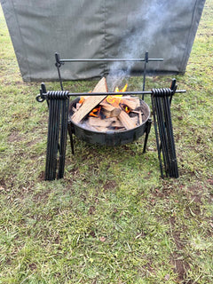 Traditional Old Style Cooking Grill  from The Blacksmith Workshop Bushcraft Cooking Equipment