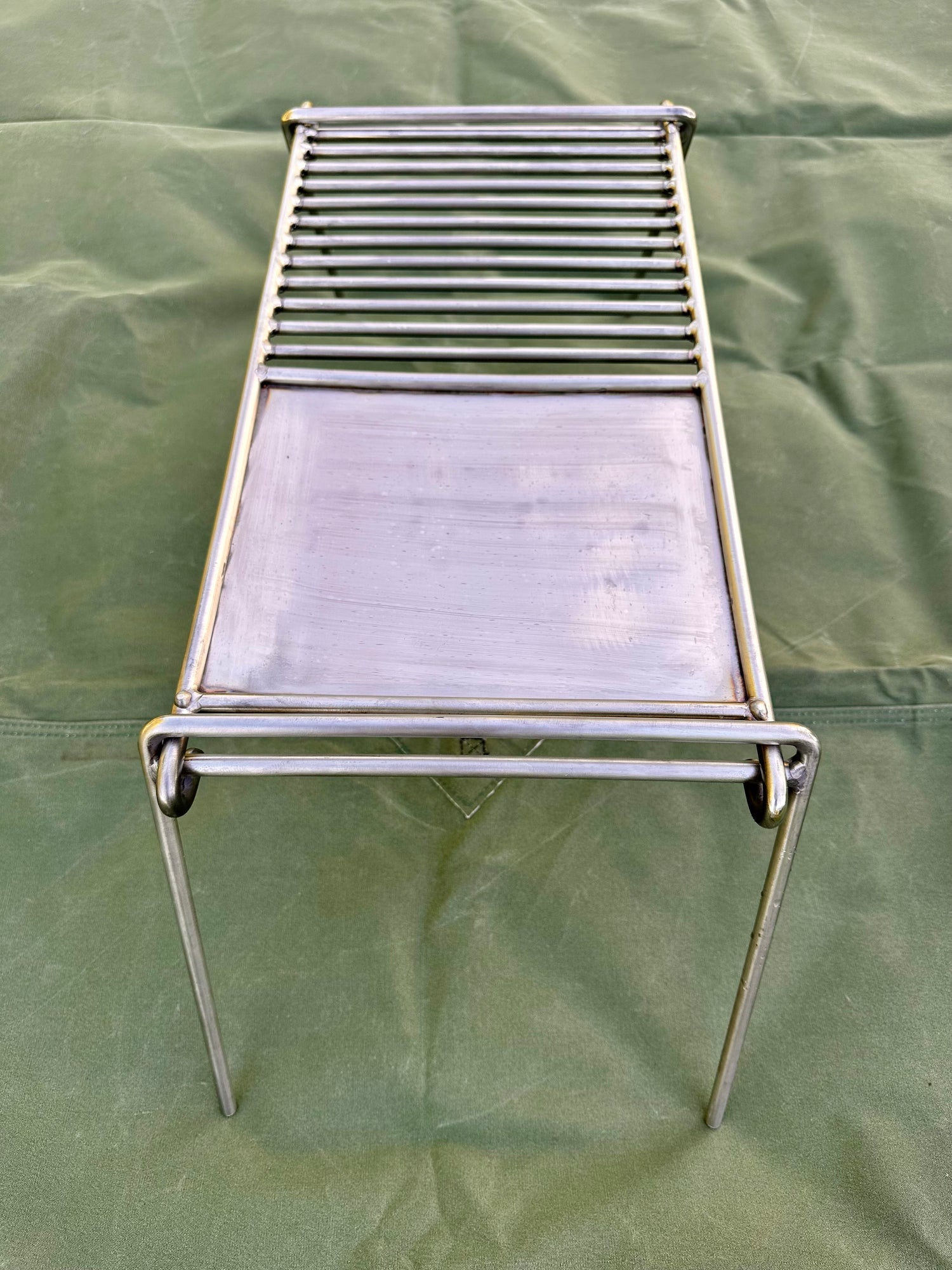 Stainless Steel Medium Split Camp Grill - Bushcraft Grill