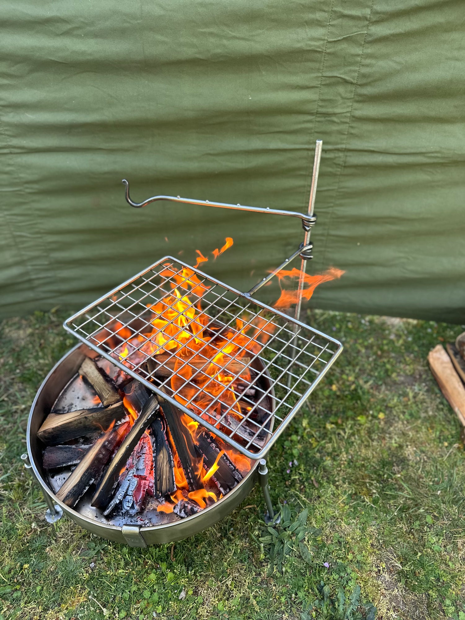 Stainless Steel Fire Anchor - Cook Swing 2 Arm