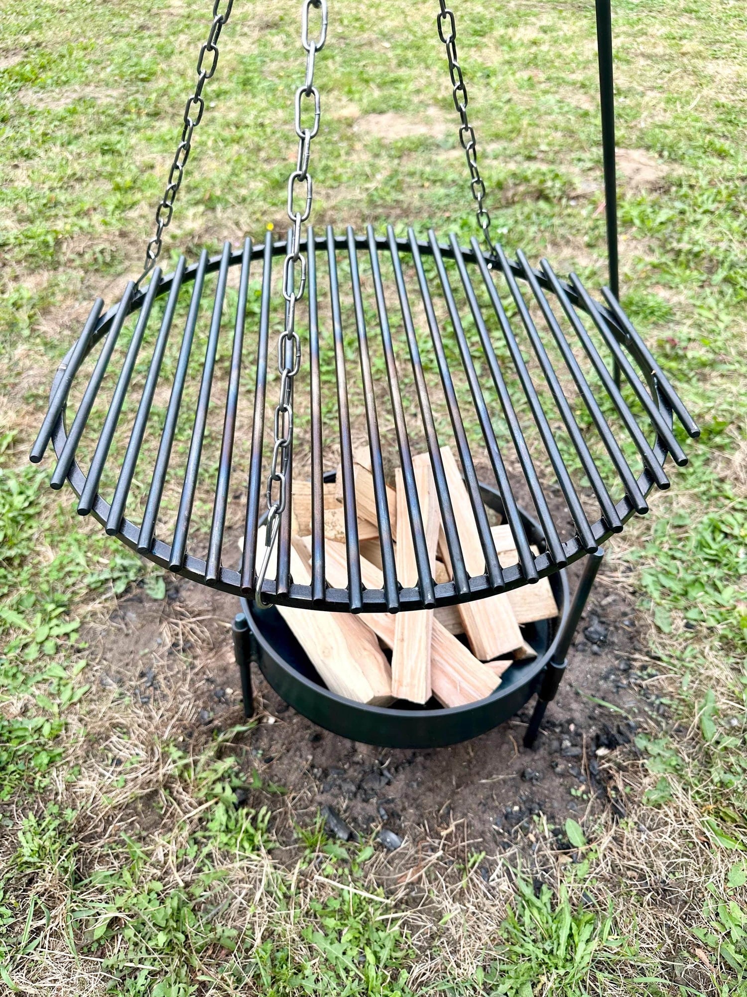 Hanging Grill 47cm Mild Steel for Tripods and Ridge Rack Systems 
