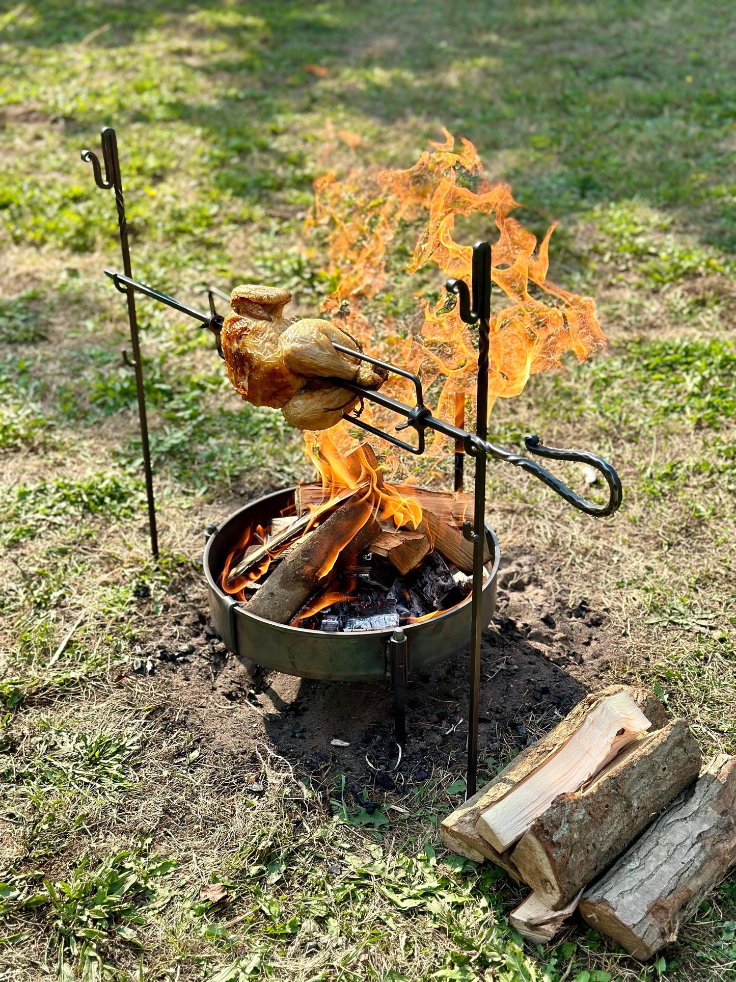 Large Spit Roast Rotisserie