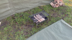 Folding Camping Grill Portable easy to store Ideal for Backpacking